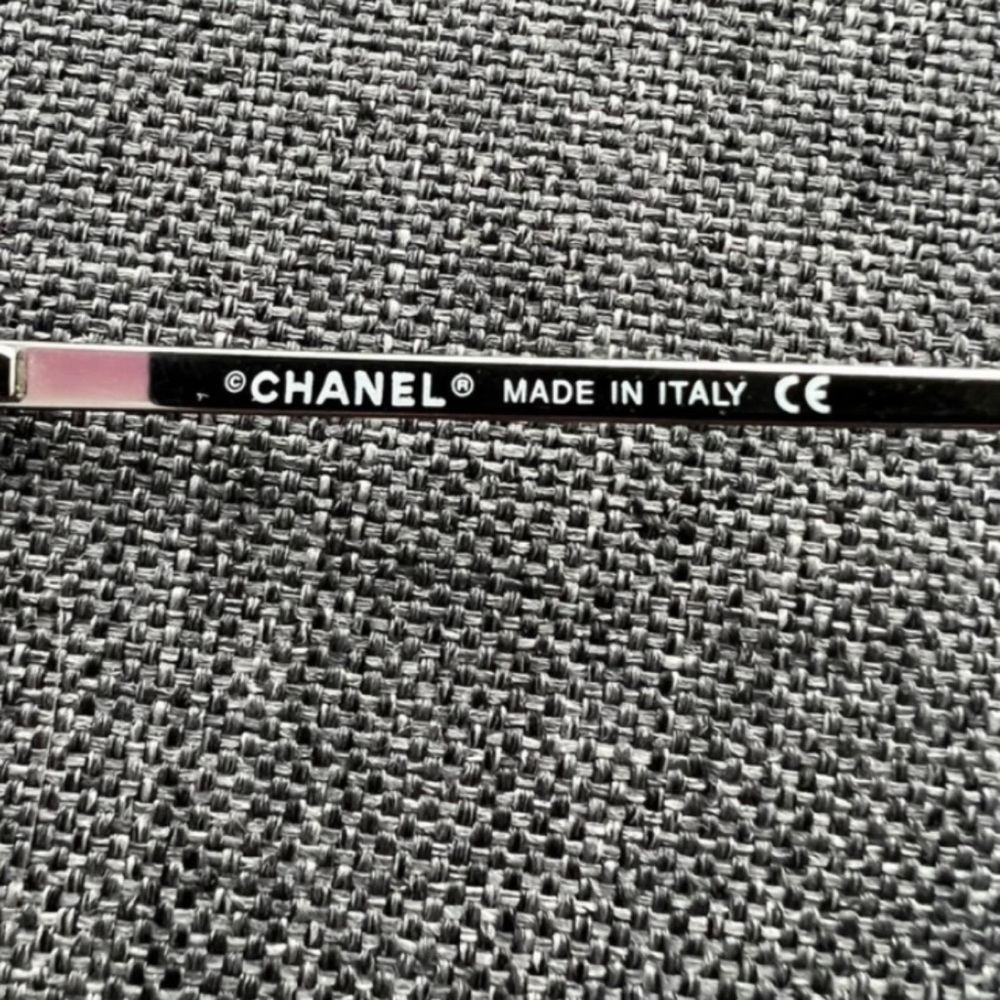 SOLD💋 RARE CHANEL Rimless Sunglasses 4017 D Pink Purple Gradient Silver Rate A - Picture 5 of 16